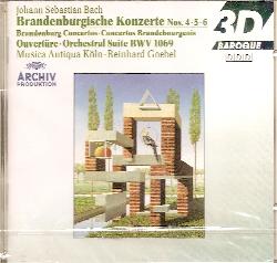 copertina BACH JOHANN SEBASTIAN Brandenburg Concertos 4,5