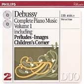 copertina DEBUSSY CLAUDE Complete Piano Music Vol.1