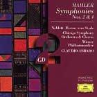 copertina MAHLER GUSTAV Symphonies N.2 & 4