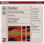 copertina MAHLER GUSTAV Orchestral Songs