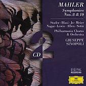 copertina MAHLER GUSTAV Sinfonia N.8 & 10 (2cd)