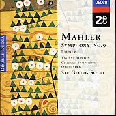 copertina MAHLER GUSTAV Sinf. N.9  - Lieder (2cd)