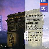 copertina CHAUSSON ERNEST Symphony-conc.-poemes- Pf Quartet