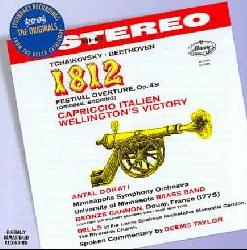 copertina TCHAIKOVSKY PETER 1812 Overture Op. 49 - Capriccio Italiano Op.45