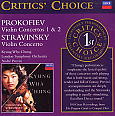 copertina PROKOFIEV SERGEI Violin Concertos