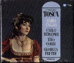 copertina PUCCINI GIACOMO Tosca ( Callas Bergonzi Gobbi Pretre)