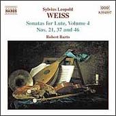 copertina WEISS SYLVIUS LEOPOLD Sonatas For Lute Vol.4