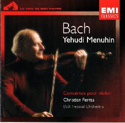 copertina BACH JOHANN SEBASTIAN Concertos Pour Violin