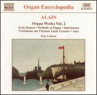 copertina ALAIN JEHAN Organ Works Vol.2