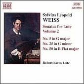 copertina WEISS SYLVIUS LEOPOLD Sonatas For Lute Vo.2