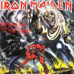 copertina IRON MAIDEN The Number Of The Beast