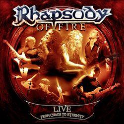 copertina RHAPSODY Live From Chaos To Eternity (2cd)