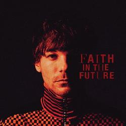 copertina TOMLINSON LOUIS (ONE DIRECTION) Faith In The Future (vinyl Red And Black Splatter Limited)