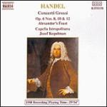 copertina HANDEL GEORGE FRIDERIC Concerti Grossi Op.6 N.8,10,12