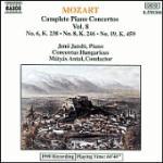 copertina MOZART WOLFGANG AMADEUS Complete Piano Concertos Vol.8