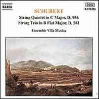 copertina SCHUBERT FRANZ String Quintet-string Trio