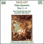 copertina MOZART WOLFGANG AMADEUS Flute Quartets N.1-4