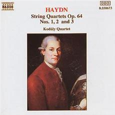 copertina HAYDN FRANZ JOSEPH String Quartets Op.64 N.1.2 And 3