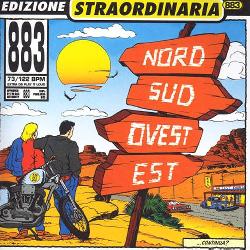 copertina 883 Nord Sud Ovest Est (picture Disc & Vinile 180 Gr. Bianco)