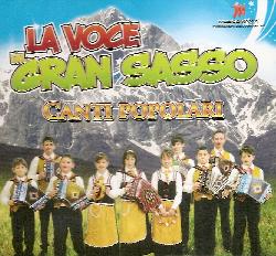 copertina LA VOCE DEL GRAN SASSO Canti Popolari