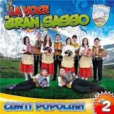copertina LA VOCE DEL GRAN SASSO Canti Popolari Vol.2